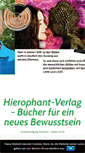 Mobile Screenshot of hierophant-verlag.de